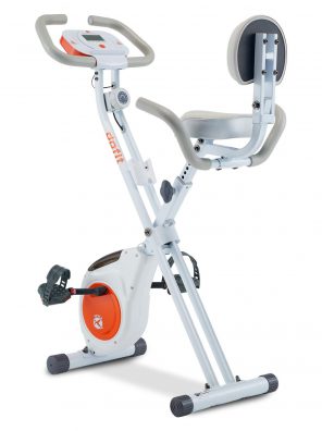 DPFIT Foldable Stationary Exercise Bike with 8-levels