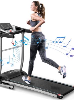 Merax Electric Folding Treadmill Motorized Running and Jogging Machine