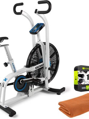 Pro Exercise Bike Bundle with Deco Gear Workout Cooling Sport Towel