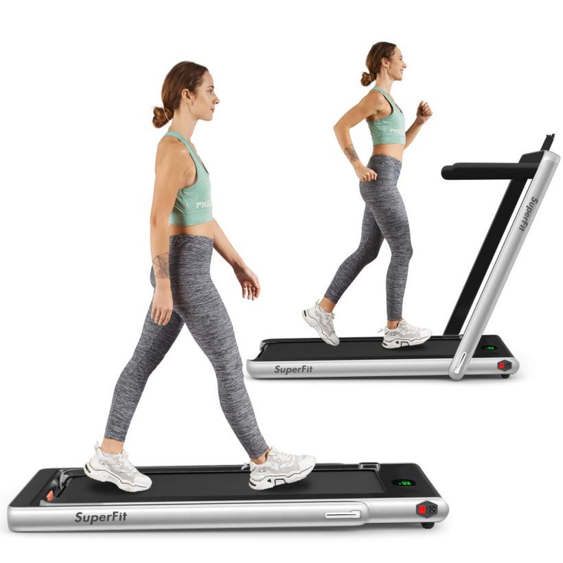 Fitness with the 2-in-1 Folding Treadmill - The Perfect Space-Saving, Innovative Workout Companion