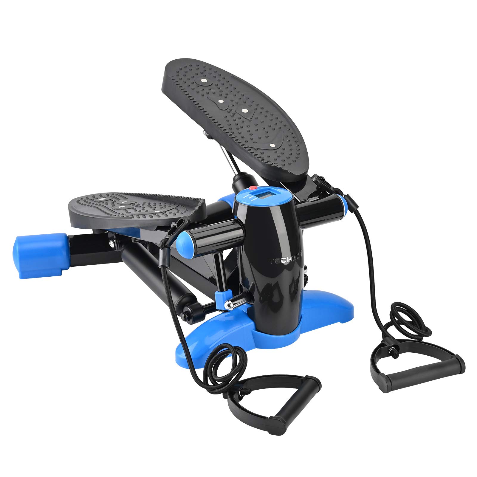 Mini Stepper with Resistance Bands LCD Display Air Climber