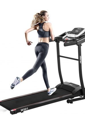Merax Folding Treadmill, Easy Assemble for Home Gym Use
