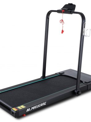 MaxKare 2-in-1 Folding Electric Treadmill