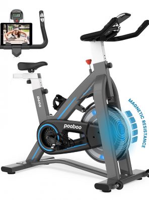 Indoor Cycling Bike Stationary Belt Drive with Heart Rate