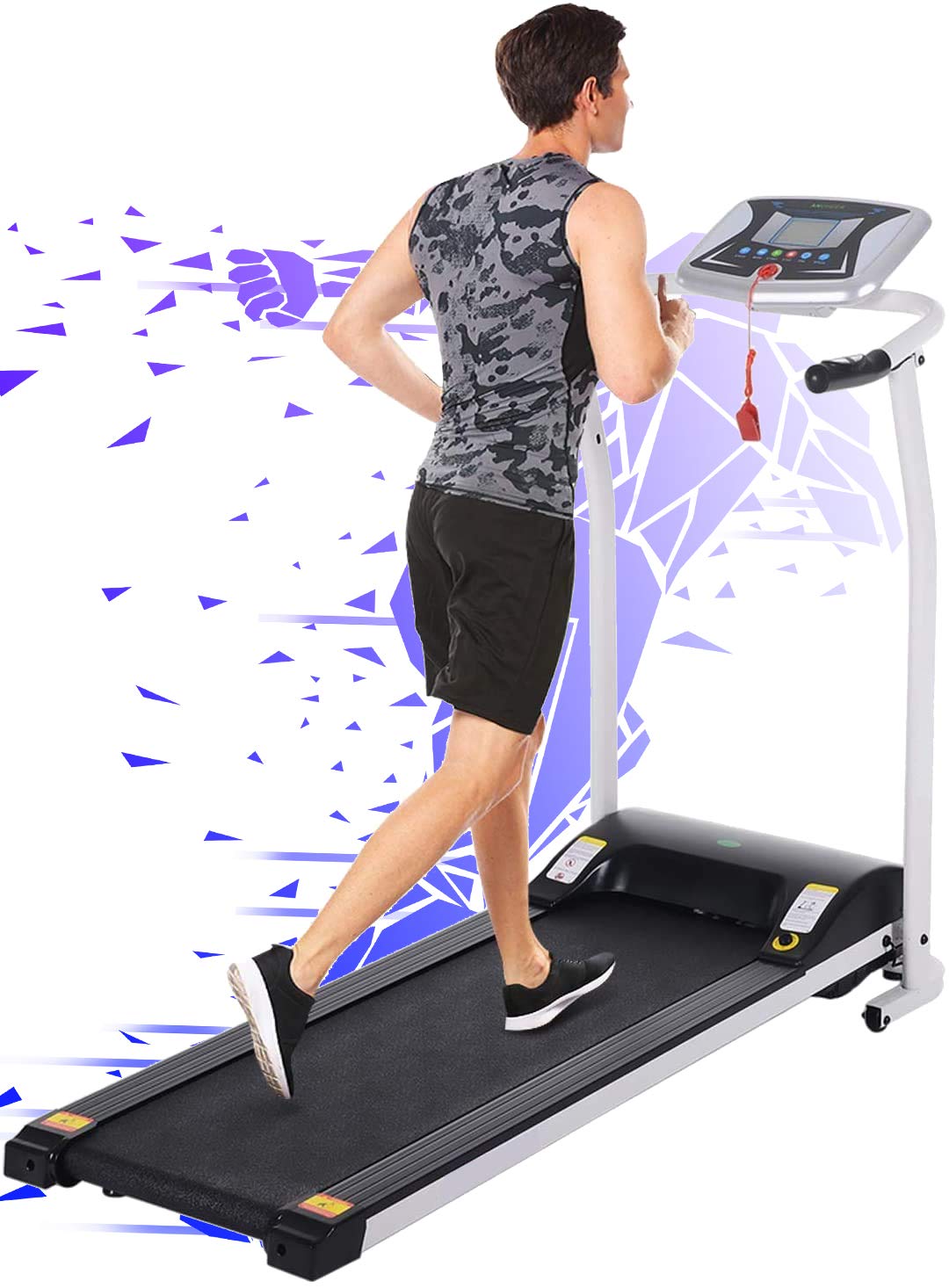 Home Treadmill with LCD Motorized Running Walking