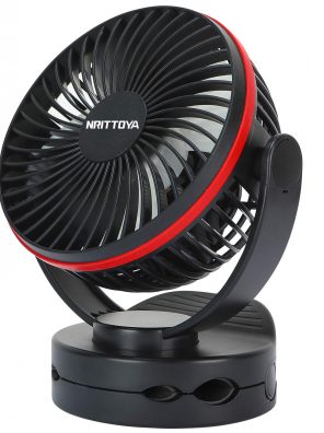 Nrittoya 6700mAh Battery Operated Fan Portable Desk
