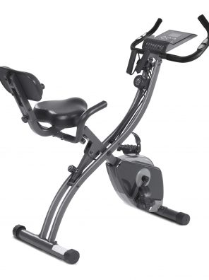 Stationary Bike 3 in 1 Exercise Bike with Arm Resistance Bands