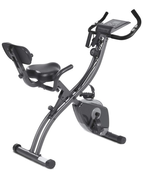 3-in-1 Foldable Magnetic Stationary Bike - Your Home Gym Essential