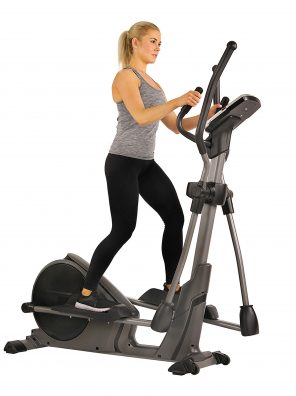 Elliptical Trainer Machine Programmable Monitor and Heart Rate Monitoring