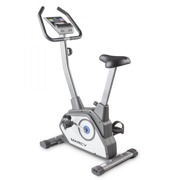 Marcy Magnetic Upright Bike With 8 Levels of Resistance NS-40504U,Grey