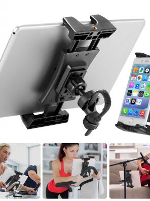 Portable Bicycle Car Phone Tablet Mount for Indoor Gym