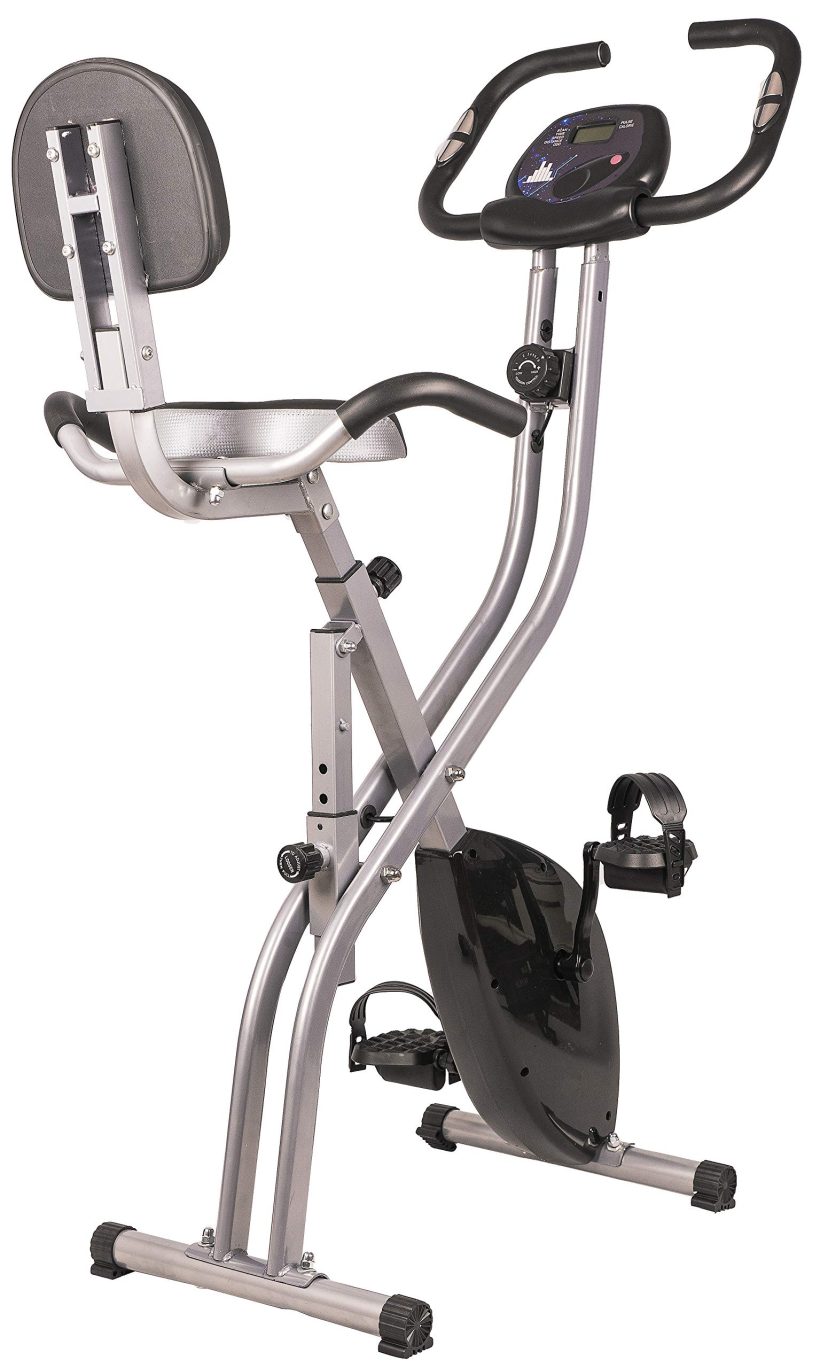 BalanceFrom Folding Magnetic Upright Exercise Bike