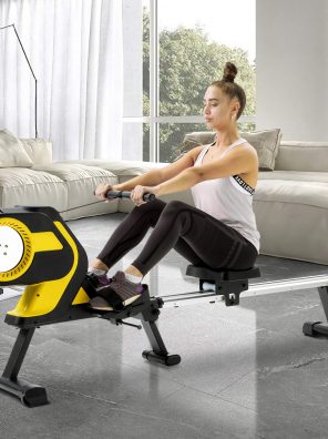 Merax Rowing Machine Indoor Home with Magnetic Tension System